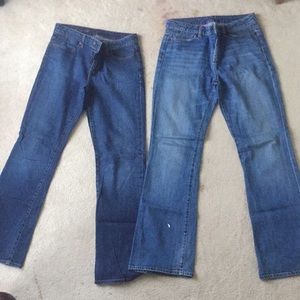 Boot cut jeans size 6 (2 for 15$)